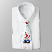 Schattigee Gnome kerst Stropdas (Gebonden)