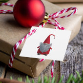 Schattigee Gnome kerstcadeau Labels