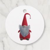 Schattigee Gnome kerstcadeau Labels (Voorkant)