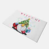Schattigee Gnome kerstdeurmat Deurmat (Schuin)