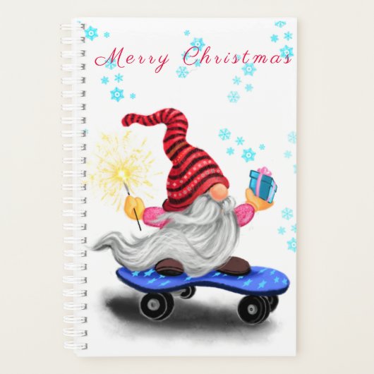 Schattigee Gnome kerstplanner Planner (Voorkant)