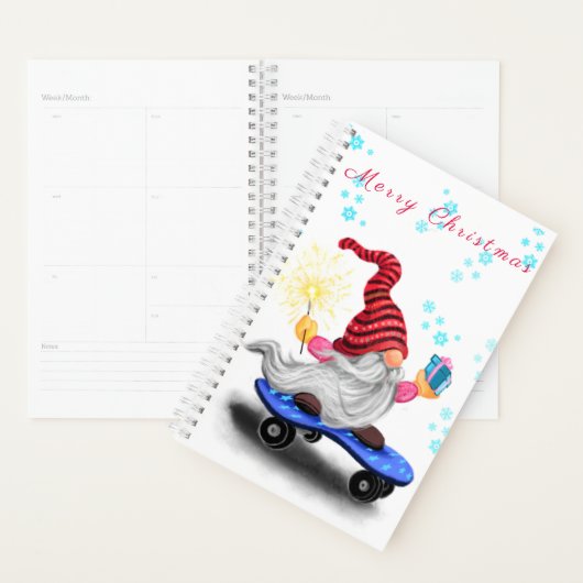 Schattigee Gnome kerstplanner Planner (Display)