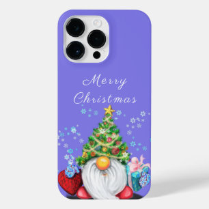 Schattigee Gnome met Gift Christmas iPhone Case 14 Pro Max Hoesje