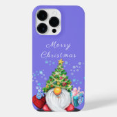 Schattigee Gnome met Gift Christmas iPhone Case iPhone Hoesje (Achterkant)