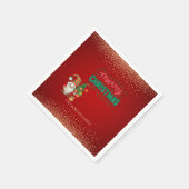 Schattigee Gnome Pine Tree Confetti Red Merry Chri Servet (Hoek)