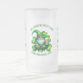 Schattigee Gnome St Patrick's Day met bier | Matglas Bierpul (Center)