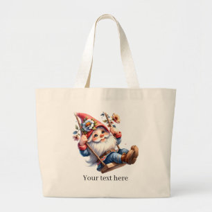 Schattigee gnome tuinieren liefhebbers grote tote bag