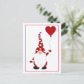 Schattigee Gnome Valentijn Briefkaart (Staand voorkant)