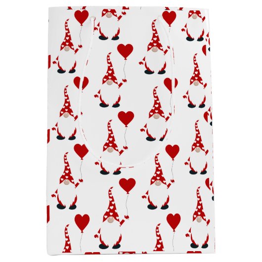 Schattigee Gnome Valentijn Medium Cadeauzakje (Voorkant)