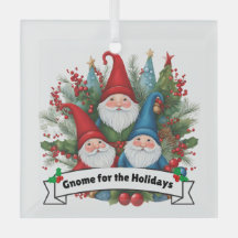Schattigee Gnome voor de Feestdagen Christmas Orna
