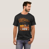 Schattigee Gnomes Pumpkin Truck Thanksgiving T-shirt (Voorkant volledig)