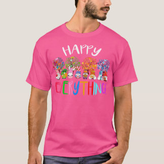 Schattigee Gnomies Happy Everything Feestdagen T-shirt