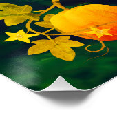 Schattigee gnoom, pompoenen & herfstbladeren Thank Perfect Poster (Hoek)