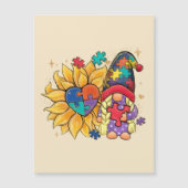 Schattigee Gnoom, Zonnebloem & Hart Autisme Bewust (Voorkant)