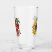 Schattigee Gnoom, Zonnebloem & Hart Autisme Bewust Glas (Links)