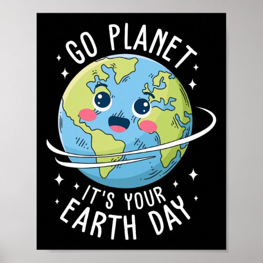 Schattigee Go Planet is het Kind van de Leraar op Poster (Voorkant)