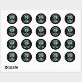 Schattigee Go Planet is het Kind van de Leraar op Ronde Sticker (Vel)