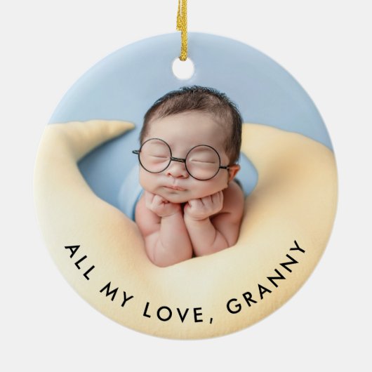 Schattigee Godsdienstige Beschermengel Waterverf F Keramisch Ornament (Achterkant)