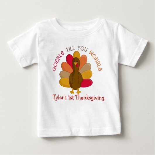 SCHATTIGEE gok tot je wiebelt 1e Thanksgiving Shir (Voorkant)
