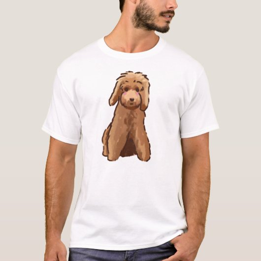 Schattigee Golden Doodle T-shirt (Voorkant)
