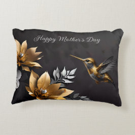 Schattigee Golden Hummingbird Accent Kussen