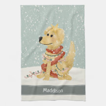 Schattigee Golden Retriever Christmas Familie Vaka