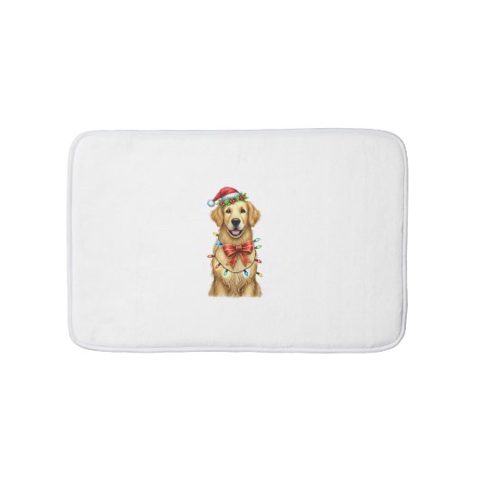 Schattigee Golden Retriever Dog Coquette Bow Chris Badmat (Voorkant)