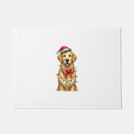 Schattigee Golden Retriever Dog Coquette Bow Chris Deurmat (Voorkant)