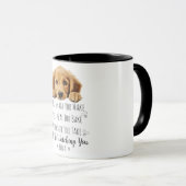 Schattigee Golden Retriever Dog Funny Custom Mok (Voorkant rechts)