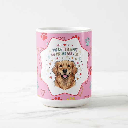 Schattigee Golden Retriever Doodle Koffiemok (Center)