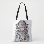 Schattigee Golden Retriever Free Kisses Canvas tas (Voorkant)