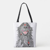 Schattigee Golden Retriever Free Kisses Canvas tas (Achterkant)