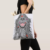 Schattigee Golden Retriever Free Kisses Canvas tas (Dichtbij)