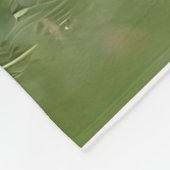 Schattigee Golden Retriever gepersonaliseerde flee Fleece Deken (Hoek)