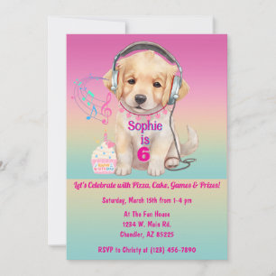 Schattigee Golden Retriever Puppy Jam Verjaardag Kaart