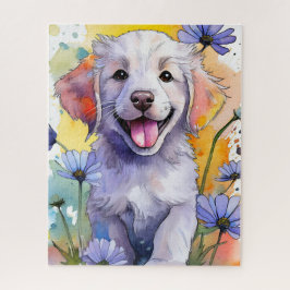Schattigee Golden Retriever Puppy Puzzel