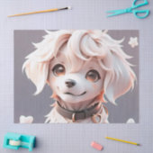 Schattigee Golden Retriever Puppy Verjaardagscadea Tissuepapier (Craft)