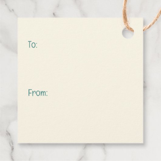 Schattigee Goldendoodle Hond Fietsen Spring Flower Bedankjes Labels (Achterkant)