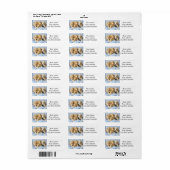 Schattigee Goldendoodle Puppies retouradreslabels Etiket (Full Sheet)