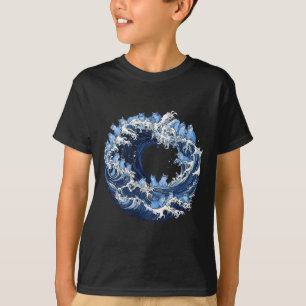 Schattigee golf van blauwe katten voor Kamala 2 T-shirt