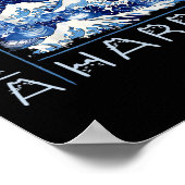 Schattigee golf van blauwe katten voor Kamala Harr Poster (Hoek)