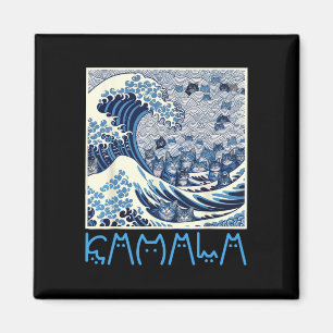 Schattigee golf van blauwe katten voor kamala magneet