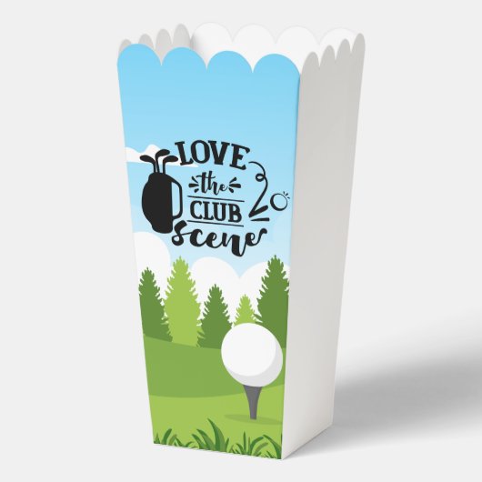 Schattigee golfclub scene party bedankdoosjes (Voorkant)