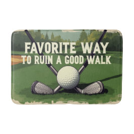 Schattigee Golfen Humor Badkamer Decor voor Fans Badmat