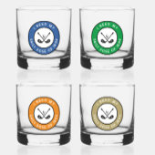 Schattigee Golfer Unieke Gift Set Humor Golf Iron Whisky Glas