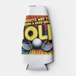 Schattigee golffavoriete manier om een goede wande flesjeskoeler