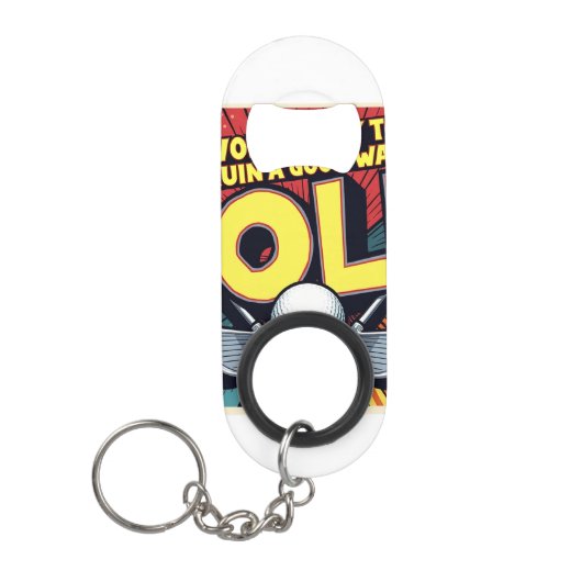 Schattigee golffavoriete manier om een goede wande mini flessenopener (Voorkant)