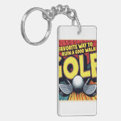 Schattigee golffavoriete manier om een goede wande sleutelhanger (Voorkant Links)