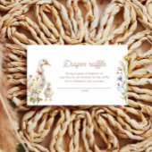 Schattigee Goose Boho Baby shower Luier Raffle Tic Informatiekaartje