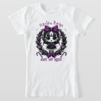 Schattigee Gothic Meisje Paarse & Zwarte Gotische